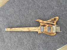Musoo brand electric travel guitar headless guitar