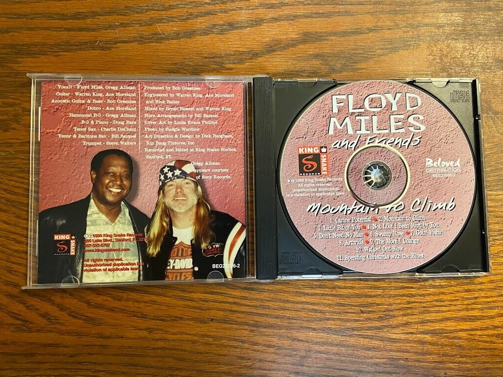 1999 King Snake Records Floyd Miles And Friends Mountain To Climb CD