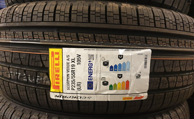 2X PIRELLI SCORPION VERDE 235/55/19 ALL SEASON TYRES 235 55 ZR19