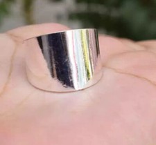 Solid 925 Sterling Silver Band Meditation Handmade Birthday Ring All Size C-11