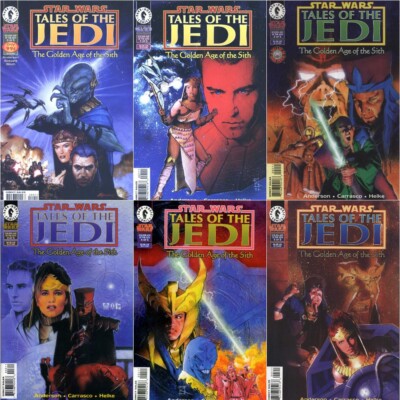 STAR WARS TALES OF THE JEDI GOLDEN AGE SITH 0 1 2 3 4 5 Comic Set