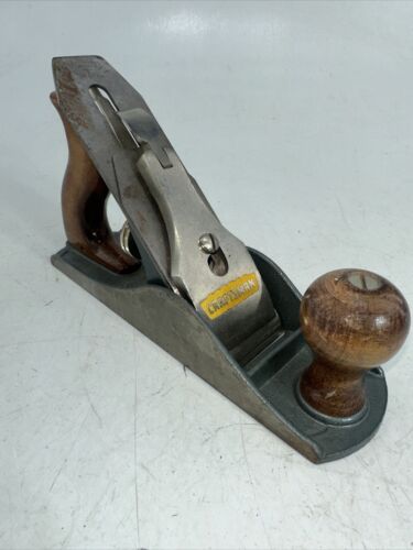 Vintage Craftsman 187.37054-D Wood Plane Smooth Bottom USA 9 1/2 x 2 3/4 In - Picture 1 of 12