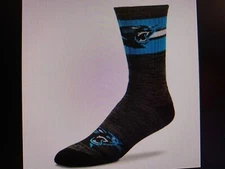 Carolina Panthers NFL Men's First String Crew Socks Size Large (10-13) - NWT
