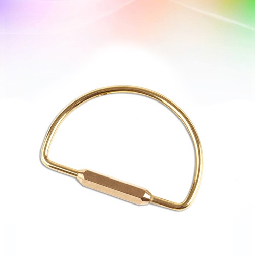 D Shape Key Chain Ring Connector Key Chain Clip Hook Buckle Carabiner