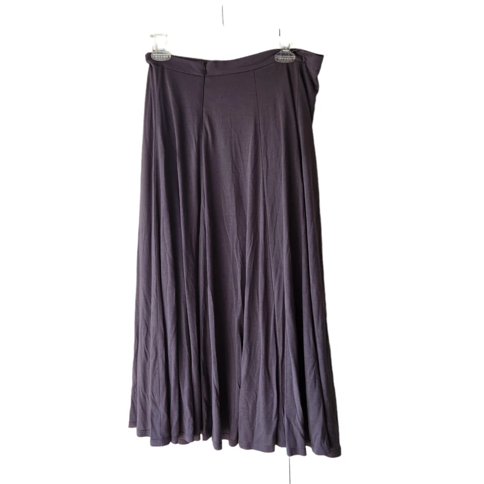 Heather By Bordeaux Womens Midi Skirt Size Large Gray Pleated New - Image 3 of 4