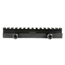 Medium profile 3/4 inch Riser Base Picatinny Weaver Rail Scope Mount 14 Slots