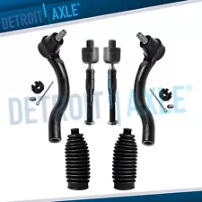 Front Inner Outer Tie Rod w/Boot Kit for 2006 - 2008 2009 2010 2011 Honda Civic