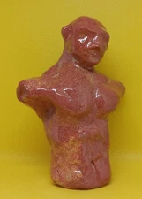 "Deadly Golem" - Original Clay Sculpture. Hand made and glazed.