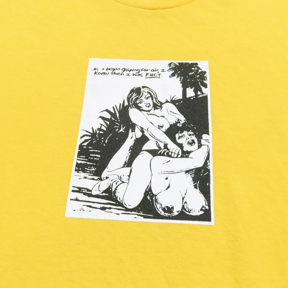 Camisa FUCT Vintage Años 90 Talla L Hecha en EE. UU. Ropa de calle de skate Foto 4 de 4