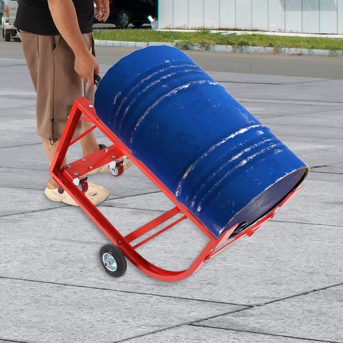 55 Gal Drum Cradle Movable Drum Cradle Drum Stand Drum Cradle with Wheels - Picture 4 of 21