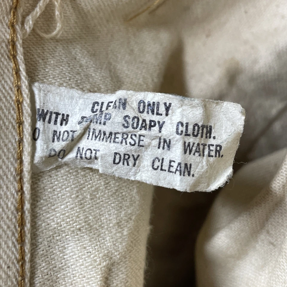 Pantalones de caza vintage Saf T Bak para hombre a prueba de brezo EE. UU. cuero doble rodillas tostado Foto 4 de 4