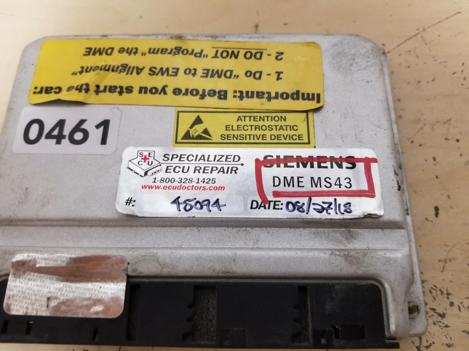 BMW 330I 2003 sedán de 3,0 L configuración de encendido DME MS43 5WK90015 7519308 Foto 4 de 4