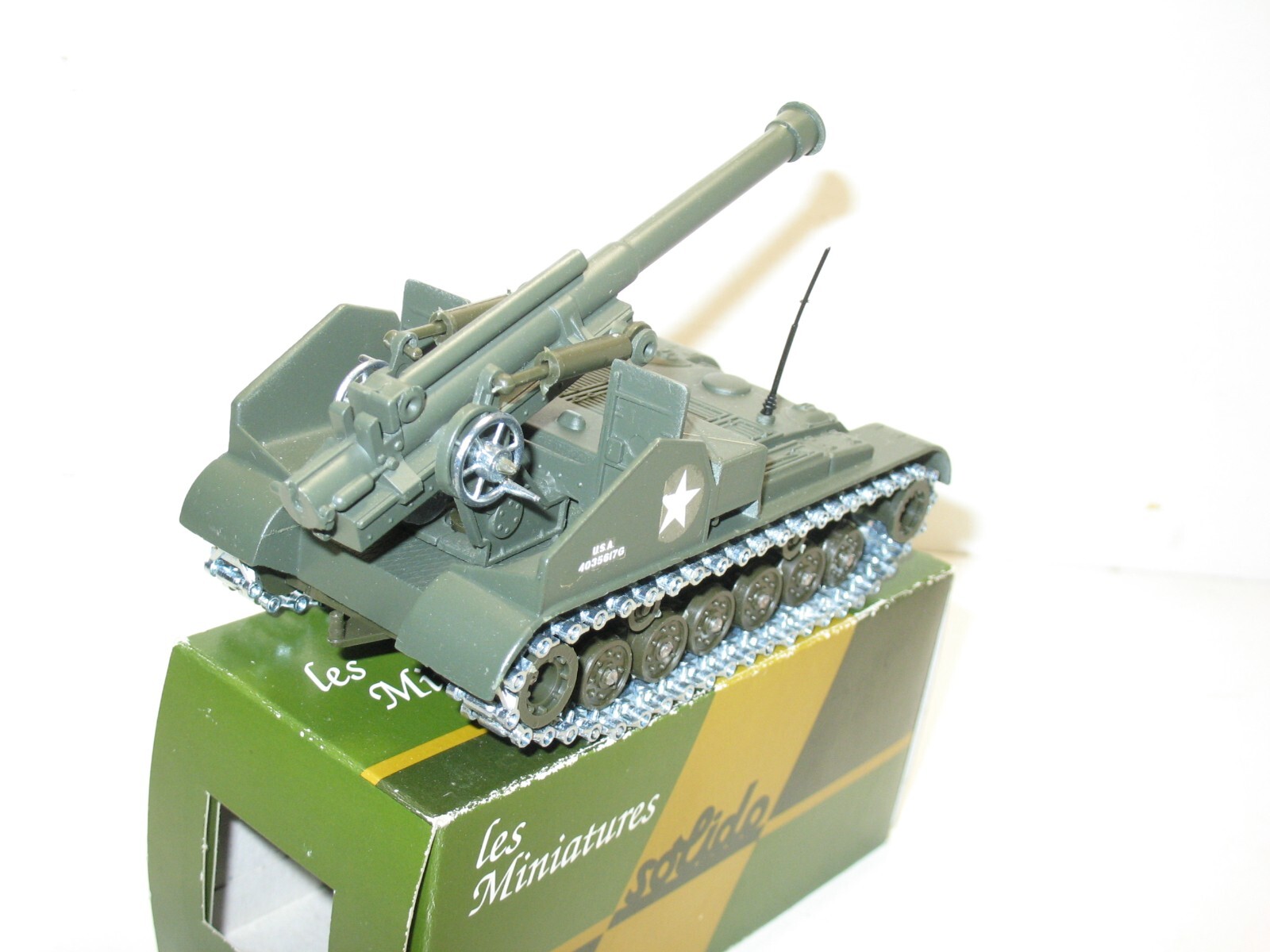Canon Char Automoteur 155 Mm Gmc M12 Américain Militaire Altaya 1:43