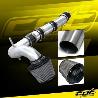 For 04-11 Mazda RX8 RX-8 1.3L Polish Cold Air Intake + Red Filter Cover