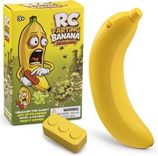Remote Control Fart Machine Banana Prank Toy with Spray Gag Gift for Kids