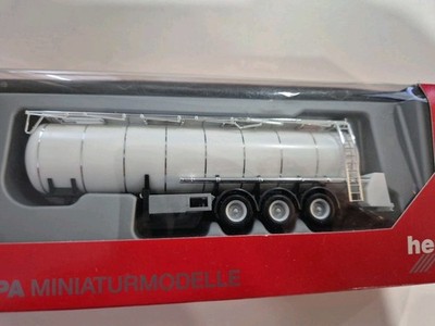 Herpa 076463 Tankauflieger weiss 3 Achsen  in OVP (KKM)