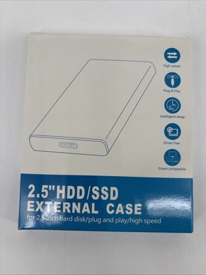 2.5'' HDD/SSD External case -Plug & Play-High Speed-USB 3.0-400GB Mac Or Windows 