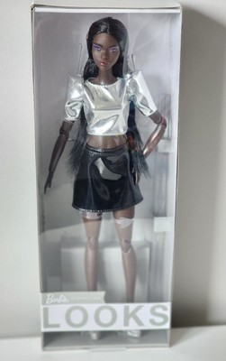 #ad Barbie Signature Looks Model #10 Doll Dark Brown Straight Hair Tall MTM Simone $89.98