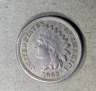 1863 P F+ Indian Head Penny