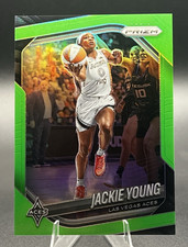 2025 Panini Prizm WNBA #23 Jackie Young Lime Green Prizm /225