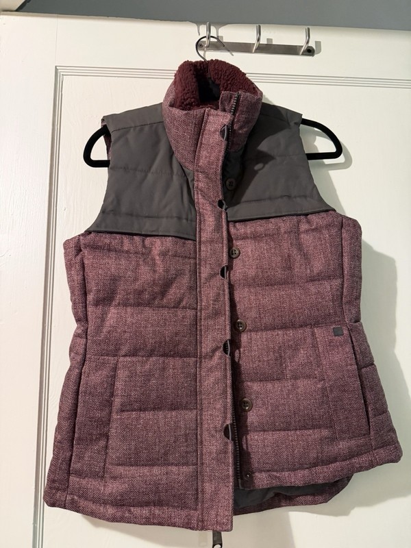 Woolrich 'Bitter Chill' Wool Loft Vest Women's XS  Insulated Puffer Vest