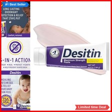 Diaper Rash Paste Maximum Strength 40 Zinc Oxide 4.8 oz Hypoallergenic Soothe