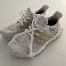 Woman White Adidas Ultra Boost Size 5