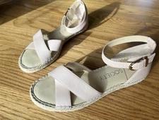 Sole Society Sandals Womens 9.5 Saundra Leather Pink Shoes