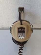 Vintage Koss KO 727 Stereophone Headphones Retro Hi-Fi Audio Studio 1970s TESTED