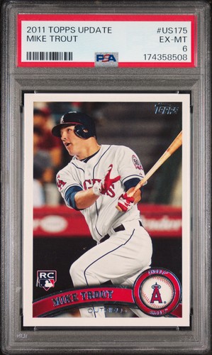 2011 Topps Update US175 Mike Trout RC PSA 6 174358508
