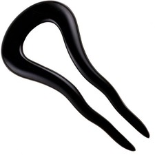 Paris Cp2670 French Twist Stick Clip Pins Black Wavy Hair Pin Ushaped Hair Fork