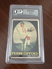 Frank Gifford Cards, Rookie Cards and Autographed Memorabilia Guide 10