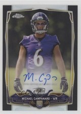 2014 Topps Chrome Black Refractor Rookie 25/25 Michael Campanaro #223 Auto 0o5t
