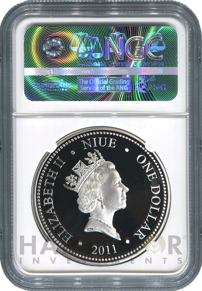 2011 STAR WARS: EMPEROR PALPATINE - SILVER CLAD COIN - NGC PF69 ULTRA CAMEO - Image 2 of 2