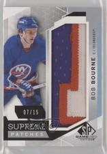 2015-16 SP Game-Used Supreme Relics Patch 7/15 Bob Bourne #PA-BB Patch 2d8