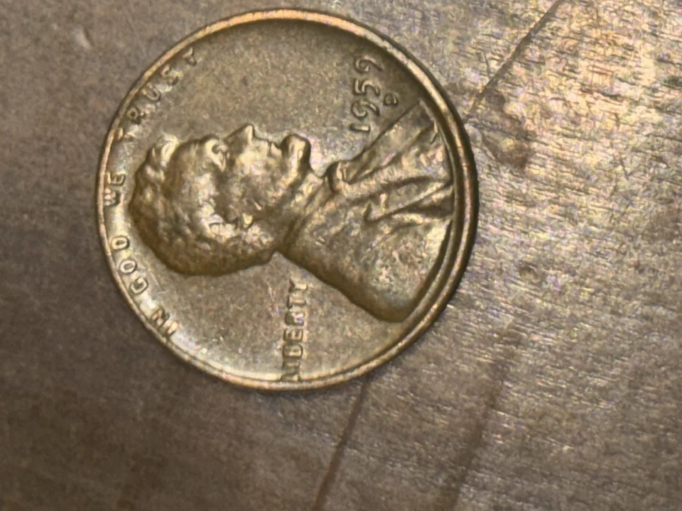 1959 D Lincoln penny error “L”   On Liberty on Rim+ CLOSE AM!!🪙 - Image 3 of 4