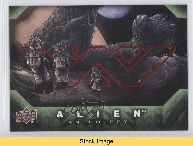 2016 Upper Deck Alien Anthology Red W-Y Foil Alien Spacecraft #5 READ 9l4