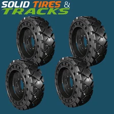 10-16.5/30x10-20 Solid Tires 4+ 10x16.5 for John Deere 240, 313, Tak TS50V, JCB