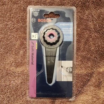 Bosch OSM314K Sealant Knife 3-1/4'' Steel Starlock Max Oscillating Tool Cutting