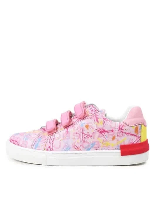 Tenis Little Marc Jacobs Niñas Ink Splash Logo Vlcr Foto 4 de 4