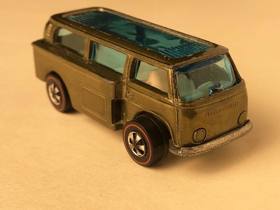 Volkswagen Beach Bomb 1969 Hot Wheels Redline. Oliva. Bonita forma. Foto 4 de 4