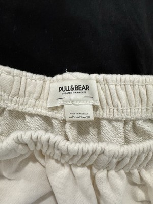 Pull and Bear Women s Medium Cream Sweatpants Joggers