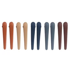10PCS Hair Clips For Styling Colorful Plastic Duckbill Hair Barrettes Hair CXTW