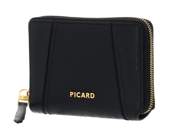 Picard Chic Way 1 Zip Around Wallet GeldböRse Black Schwarz Neu-image