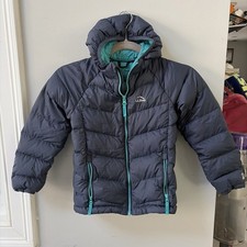 L.L. bean Water Repellent Down Coat Jacket Toddler L 6X/7 Navy Blue