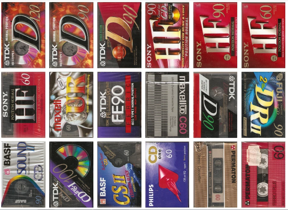 EMTEC NEU & OVP MC Kassette Cassette: Sony UX, TDK Super Chrome, Permaton Ferro/Chrome