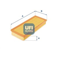 UFI 30.718.00 Luftfilter FüR CitroËN DS Opel Peugeot