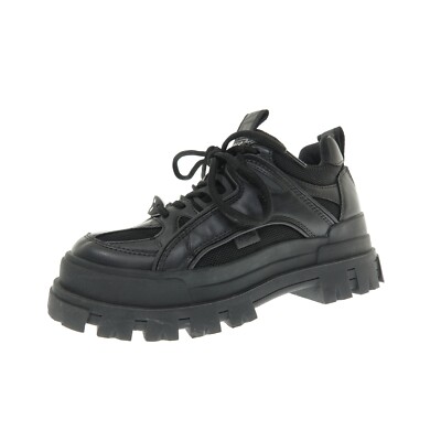 Buffalo Aspha Hyb Vegan Sneakers Schwarz Damen Schuhe Gr. 39