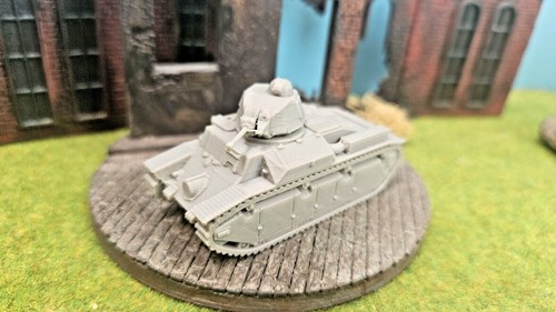 Char D2 französischer leichter Panzer als WW2 Modell Bausatz 1/87 1/72 - Bild 2 von 3