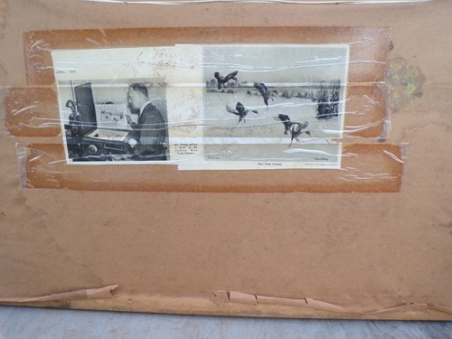 1959 Artist Richard Dick Bishop Duck Hunting Photo, Dinks & Brannan Engraving! - Picture 13 of 17